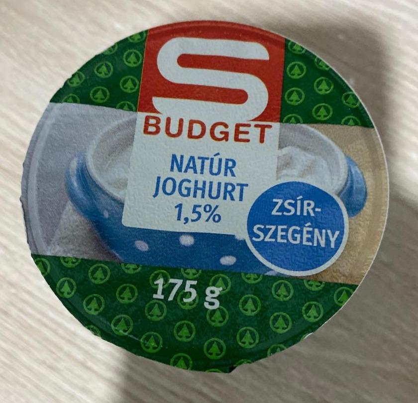 Fotografie - Natúr joghurt 1,5% S Budget