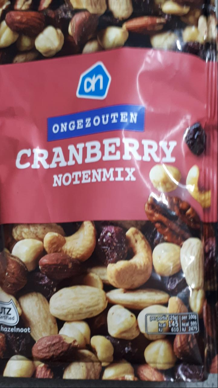 Fotografie - Cranberry notenmix Ongezouten