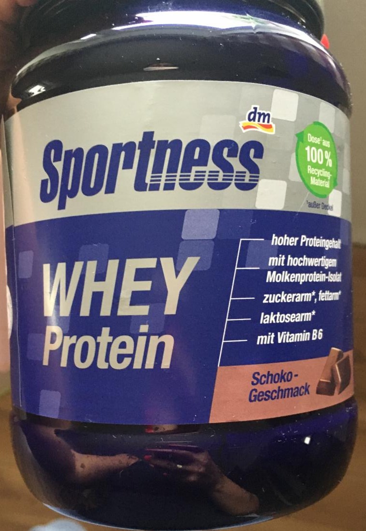 Fotografie - Whey Protein Schoko Geschmack Sportness