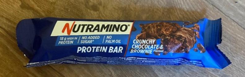 Fotografie - Protein bar Crunchy Chocolate & Brownie Nutramino