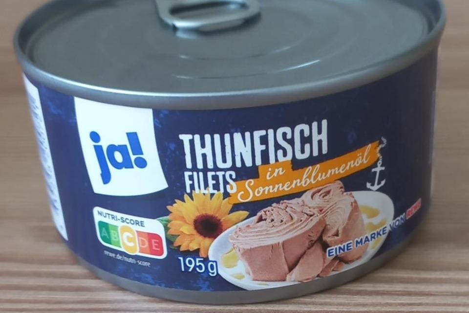 Fotografie - Thunfischfilets in sonnenblumenöl Ja!