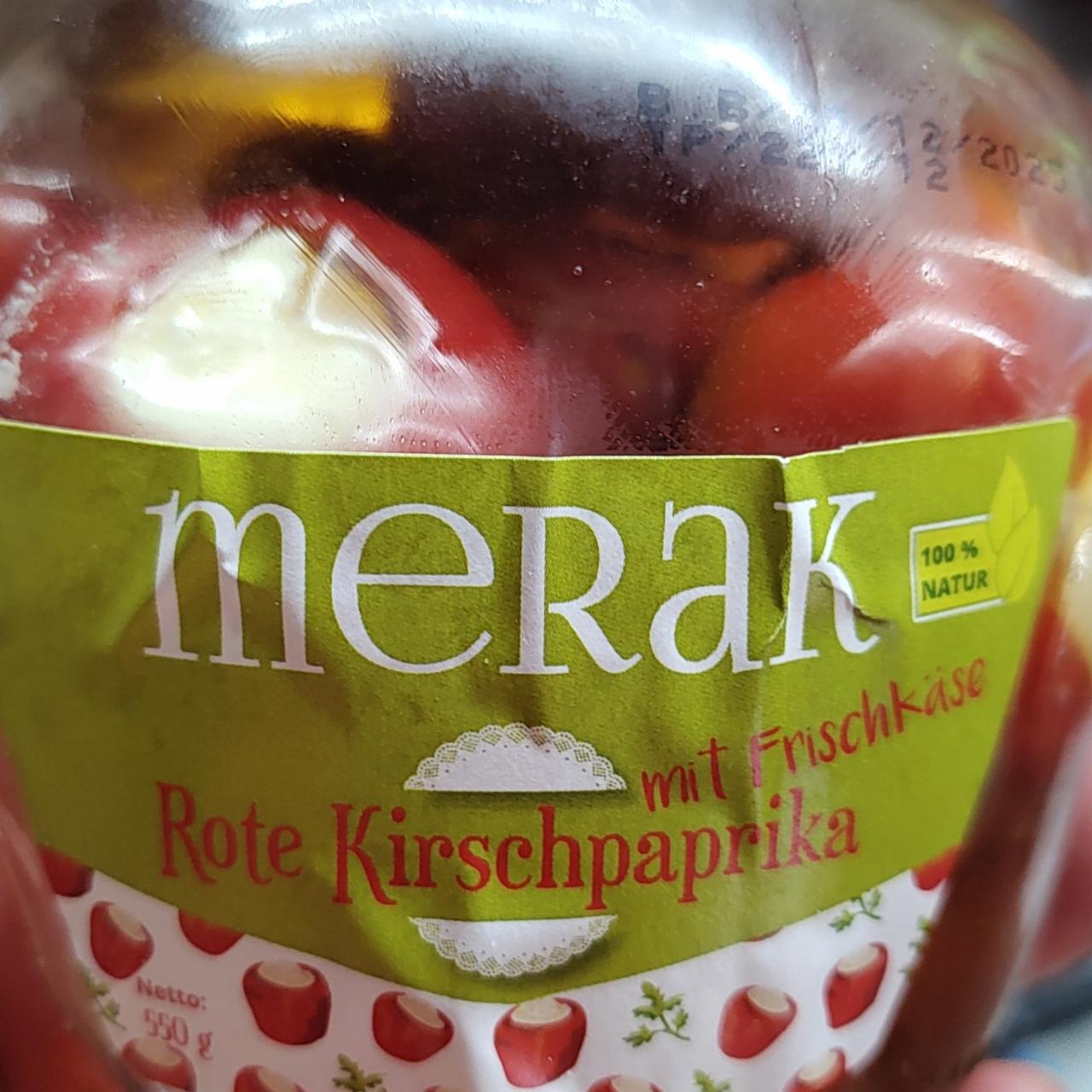 Fotografie - Rote Kirschpaprika mit Frischkäse Merak