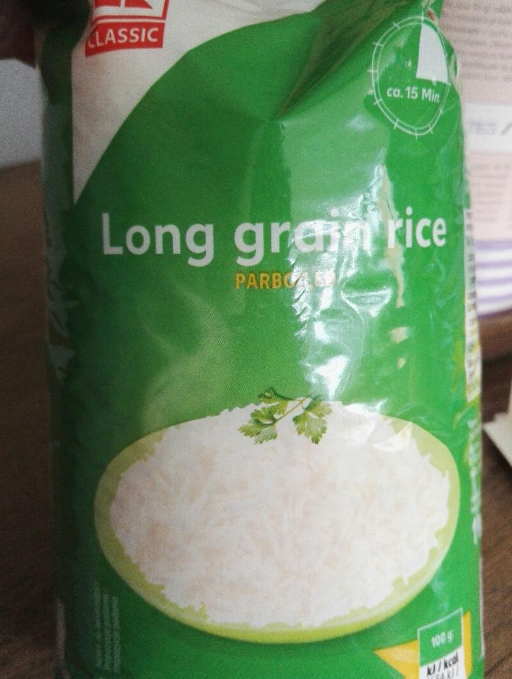 Fotografie - Long grain rice parboiled K-classic