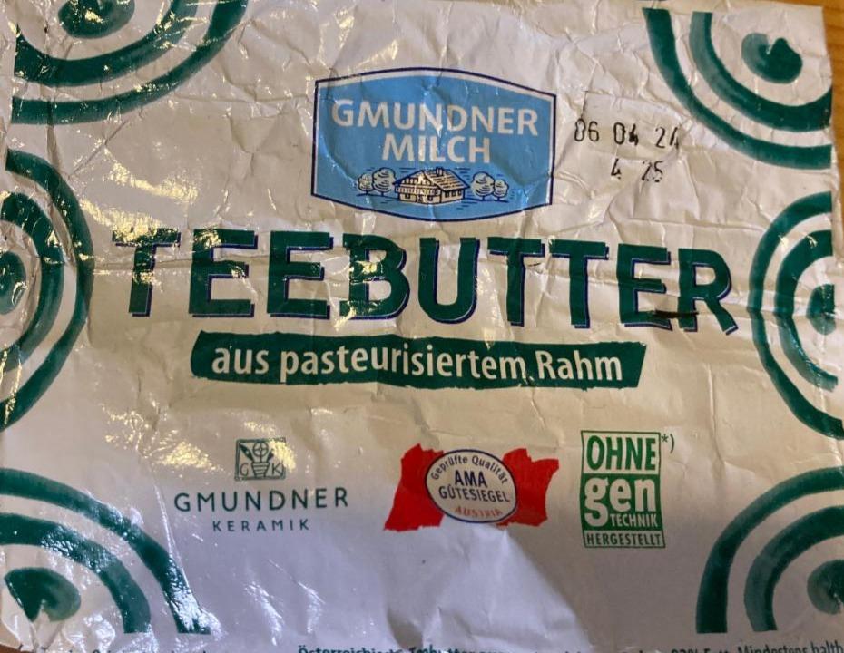 Fotografie - Teebutter Gmundner Milch