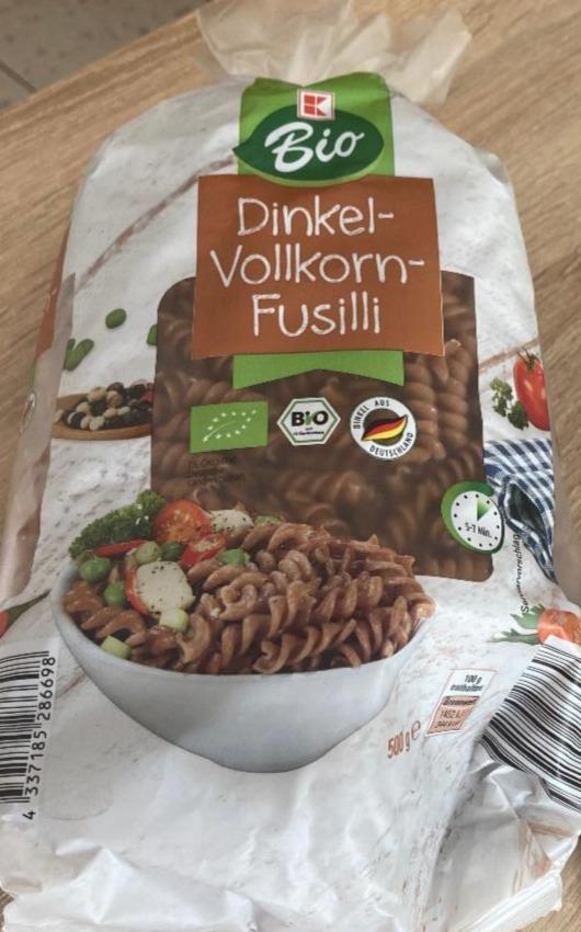 Fotografie - Dinkel vollkorn fusilli