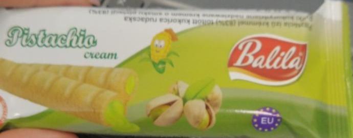 Fotografie - Balila kukuricne trubicky pistachio cream