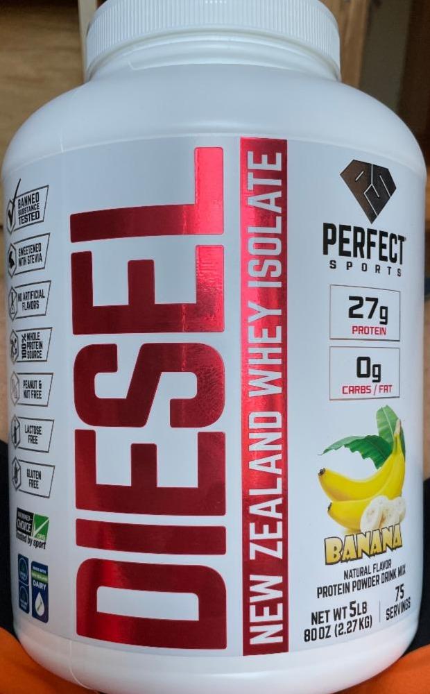 Fotografie - New Zeland Whey Isolate Banana Diesel