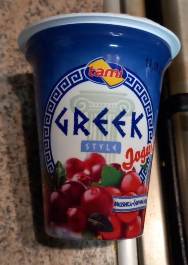 Fotografie - Tami Greek style jogurt brusnica-červená ríbezľa 