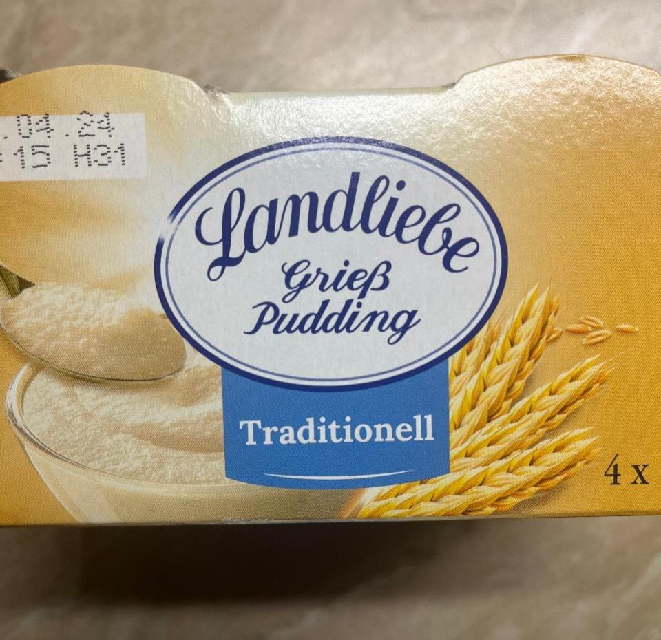 Fotografie - Grieß Pudding Traditionell Landliebe