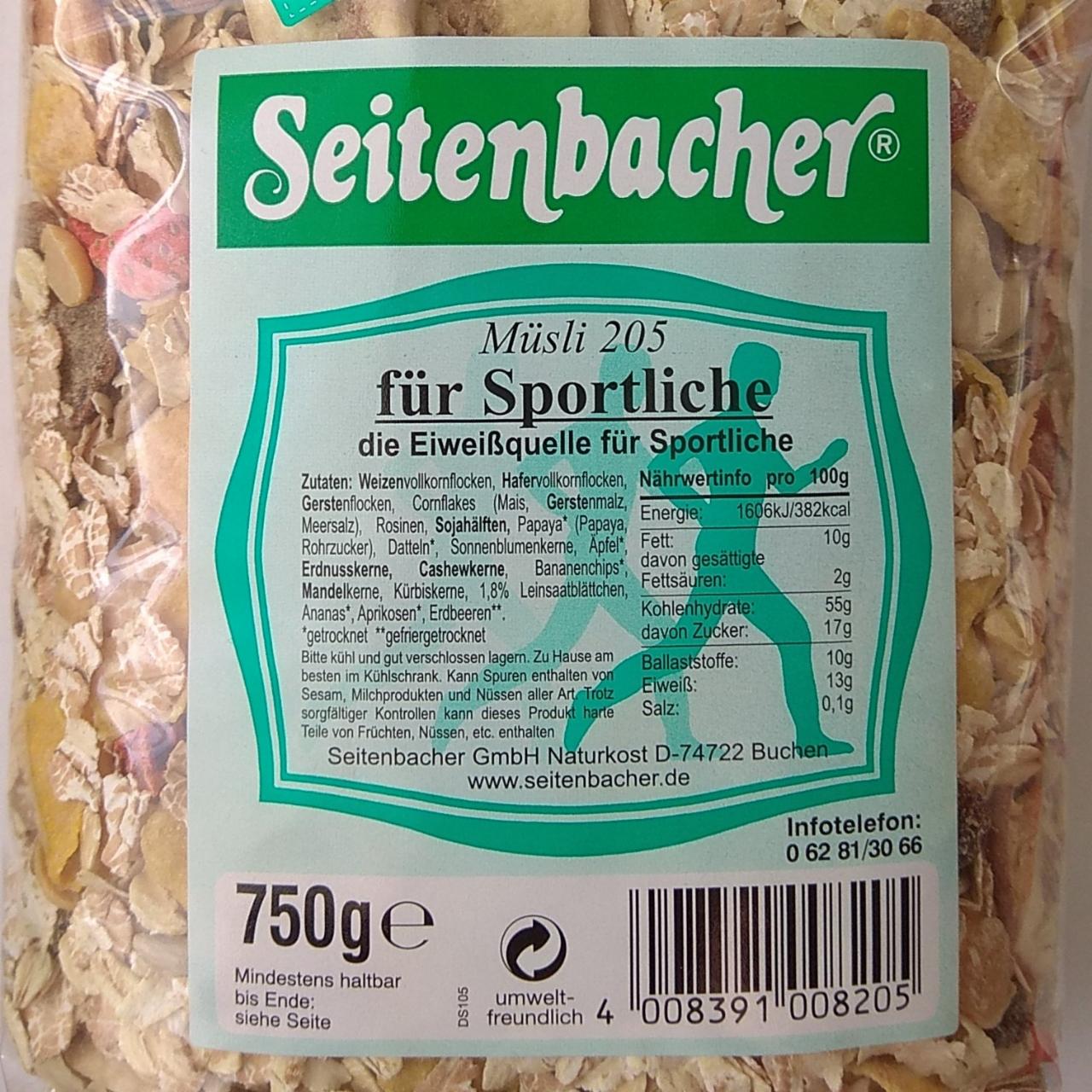 Fotografie - Müsli 205 für Sportliche Seitenbacher