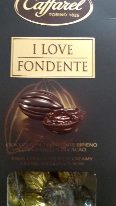 Fotografie - I Love Fondente čokoládové pralinky plnené kakaovym krémom