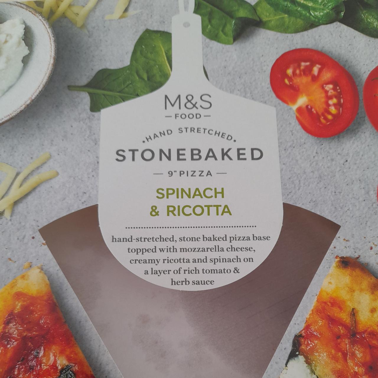 Fotografie - Stonebaked Pizza Spinach & Ricotta M&S