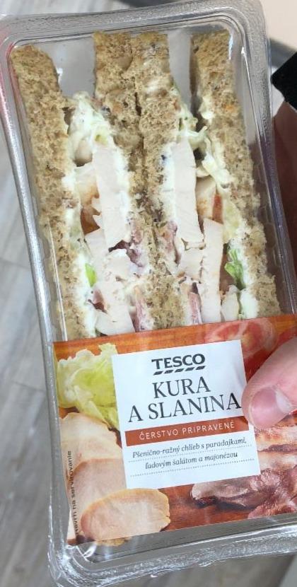 Fotografie - Sandwich tesco kura a slanina