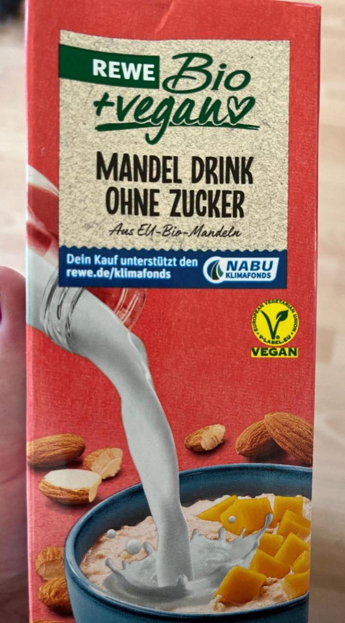 Fotografie - Mandel Drink ohne zucker Rewe Bio