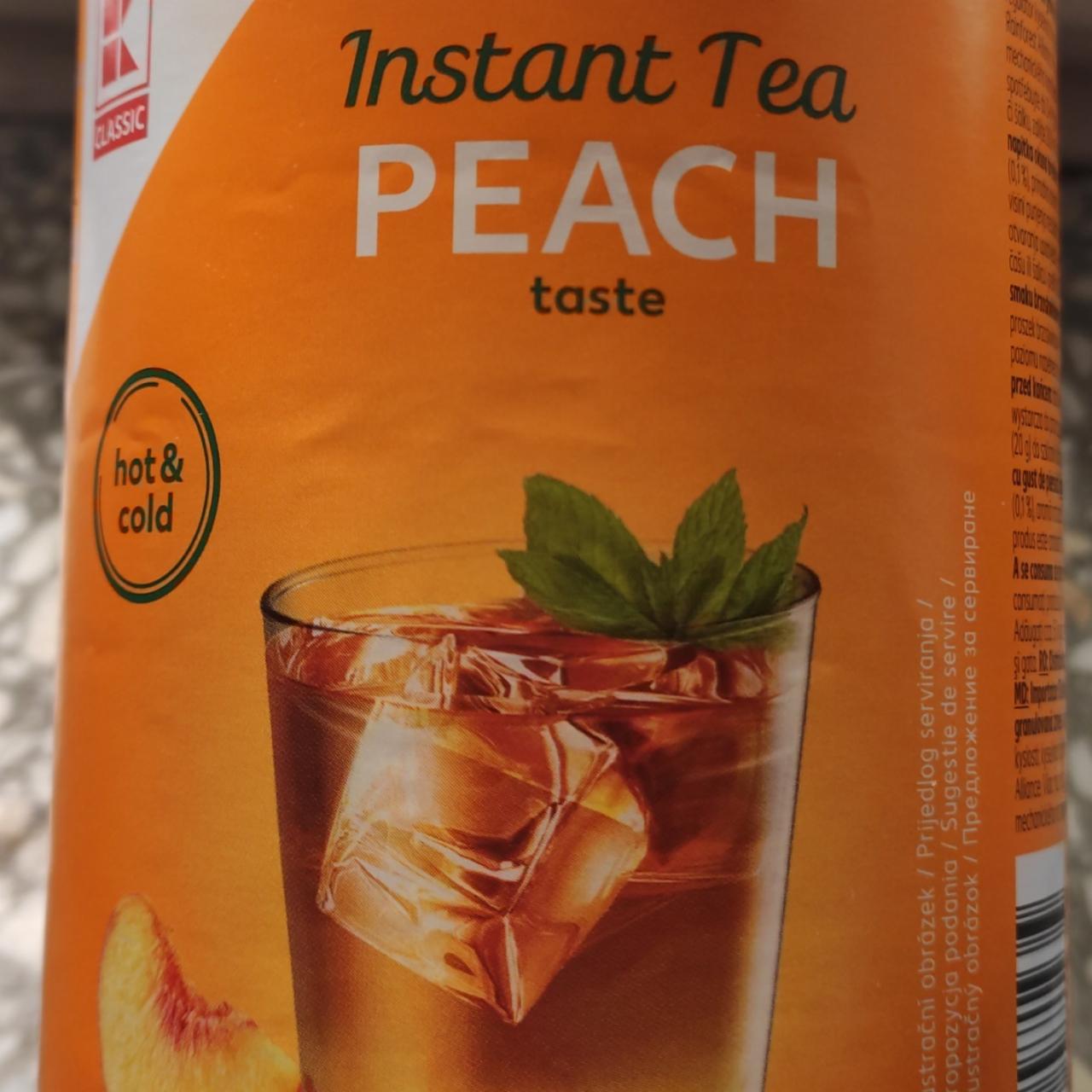 Fotografie - Instant tea Peach K-Classic