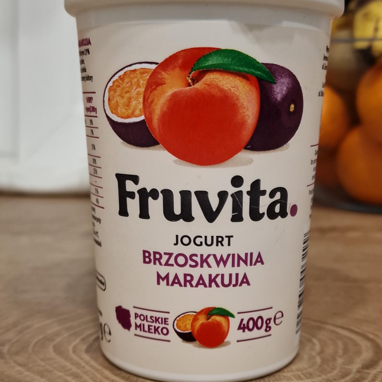 Fotografie - Jogurt Brzoskwinia marakuja Fruvita