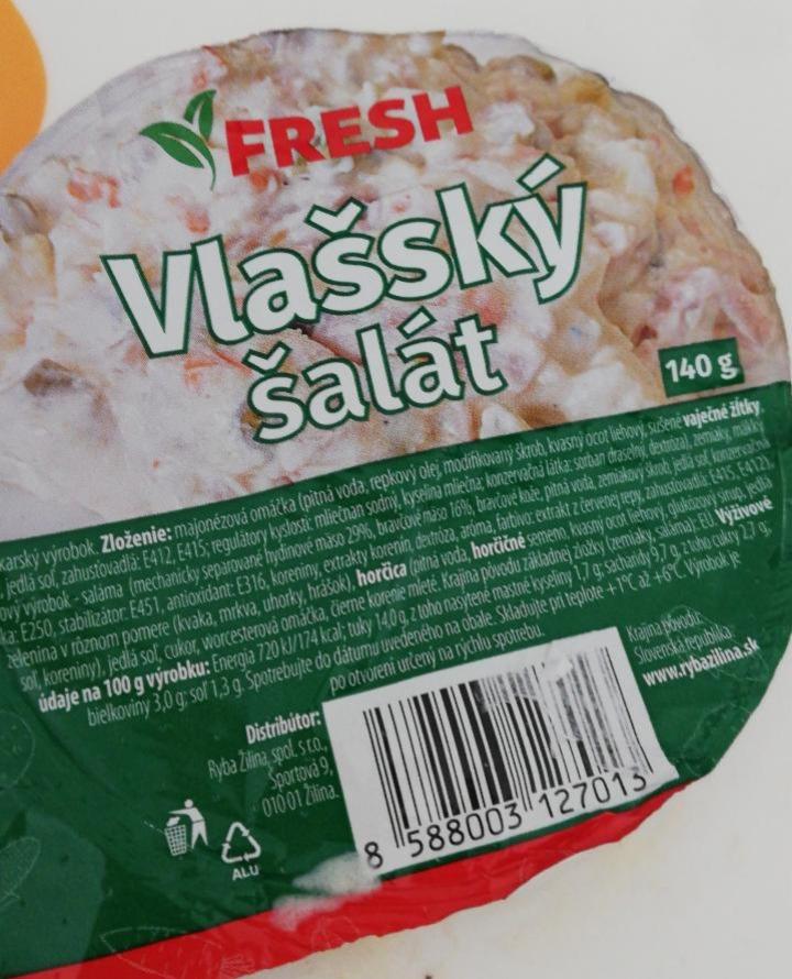 Fotografie - Vlašský šalát Fresh