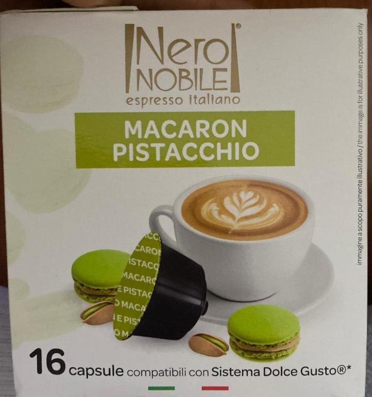 Fotografie - Macaron pistacchio Nero mobile espresso italiano