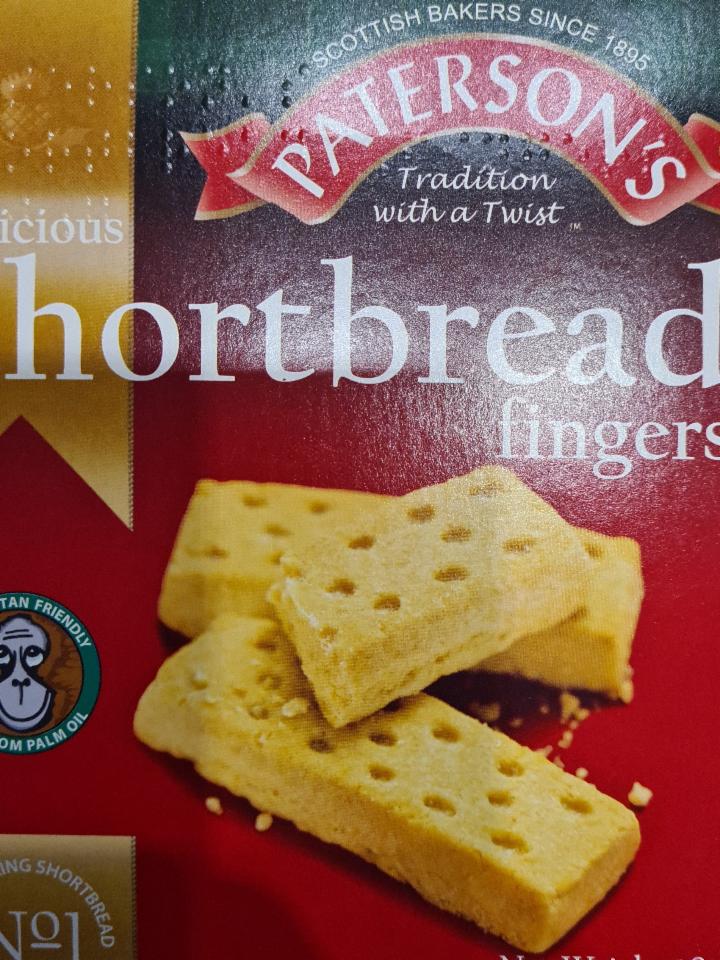 Fotografie - Shortbread Fingers Paterson's