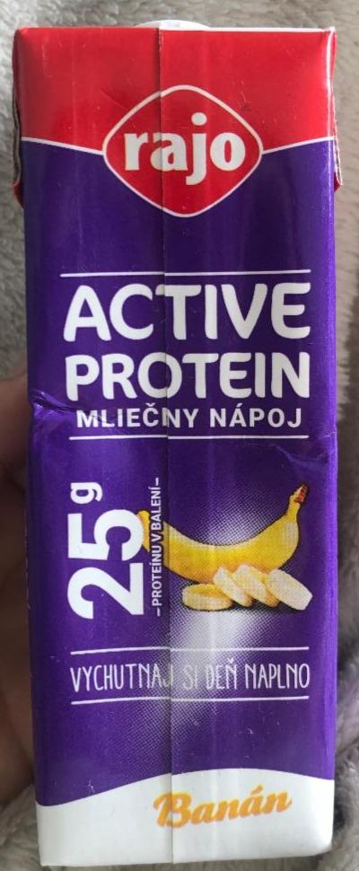 Fotografie - Active Protein Mliečny nápoj Banán Rajo