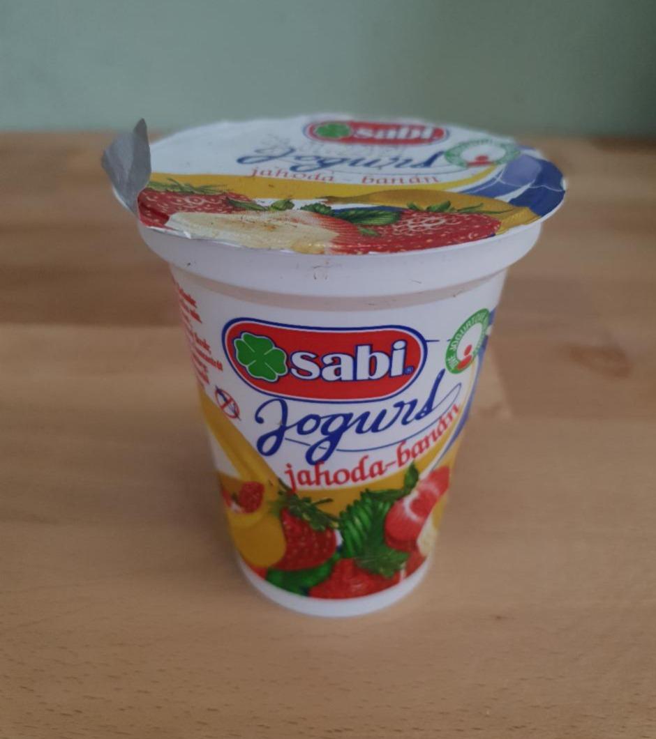 Fotografie - sabi jogurt jahoda - banán