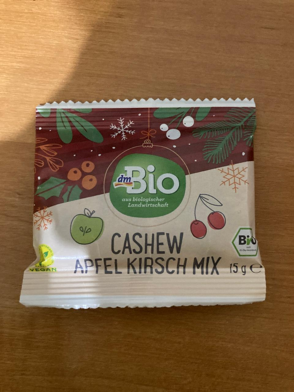 Fotografie - cashew apfel kirsch mix dmBio