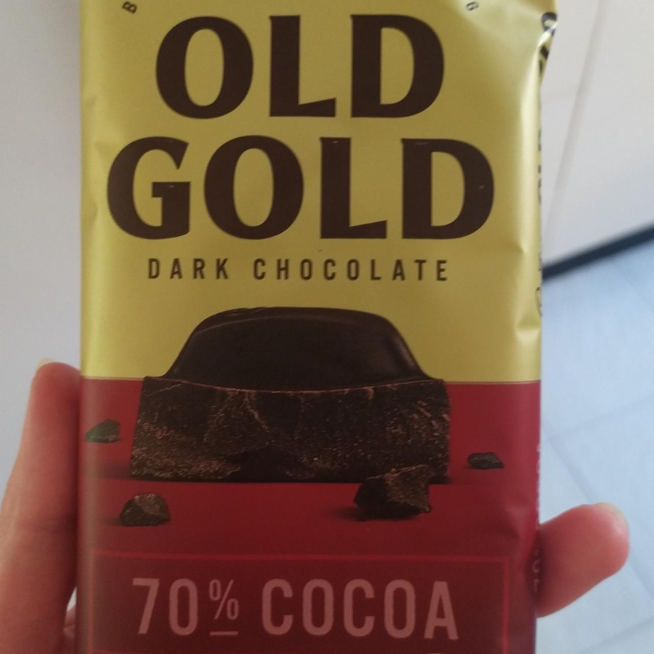 Fotografie - Dark chocolate 70% cocoa Old Gold