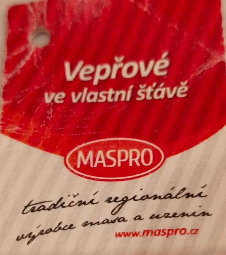 Fotografie - Vepřové ve vlastní šťávě Maspro