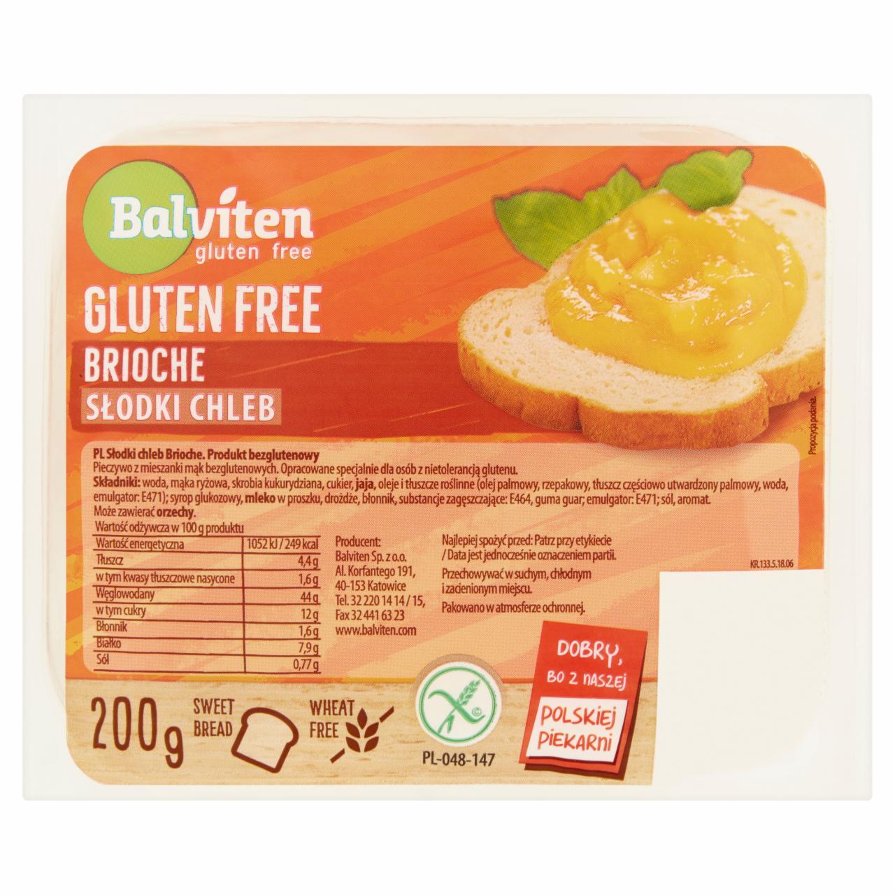 Fotografie - Balviten - gluten free brioche sweet bread