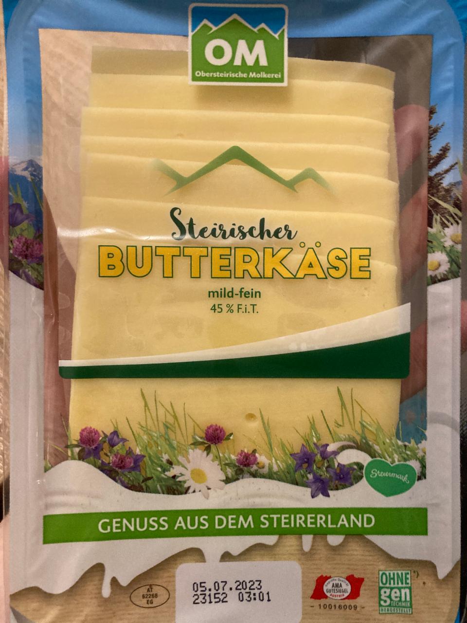 Fotografie - Steierischer Butterkäse OM