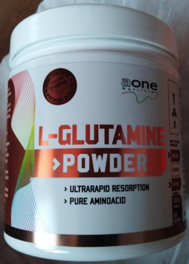 Fotografie - L-Glutamin powder aOne nutrition