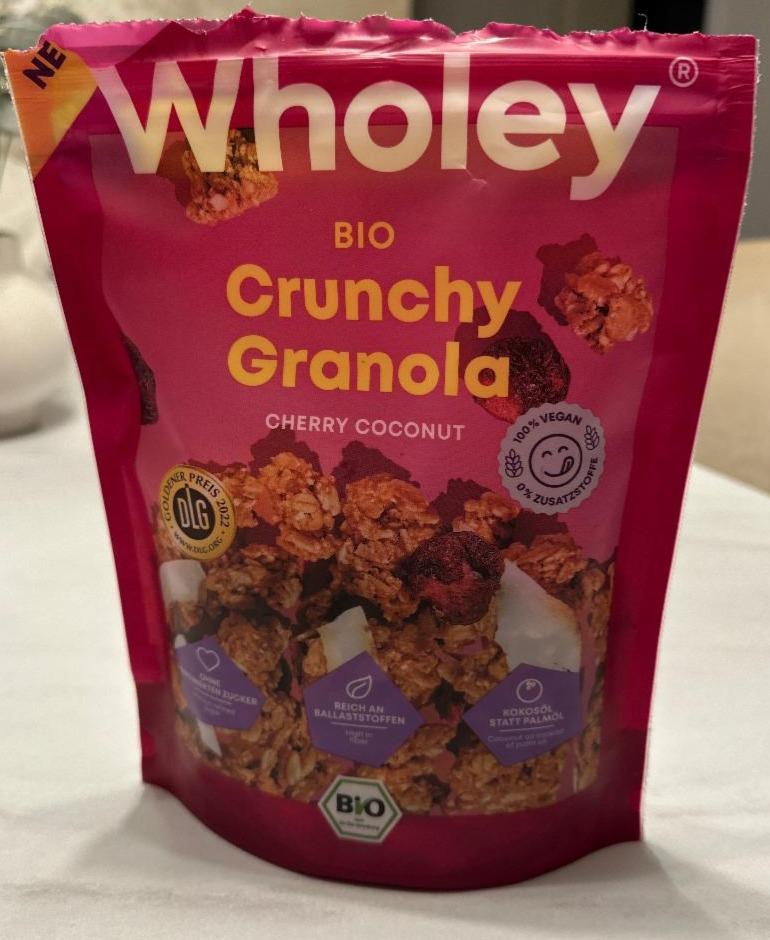 Fotografie - Bio Crunchy Granola Cherry coconut Wholey