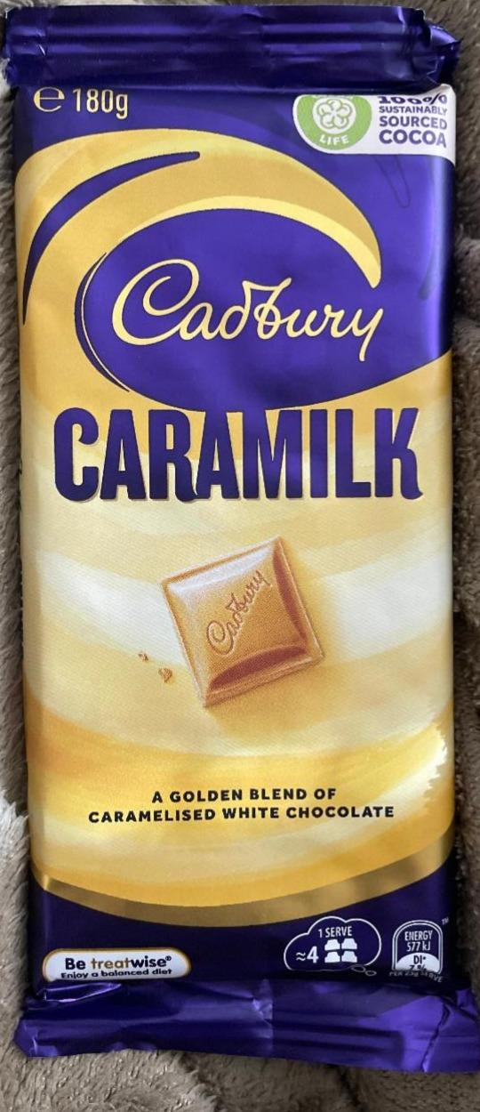 Fotografie - Caramilk a golden blend of caramelised white chocolate Cadbury
