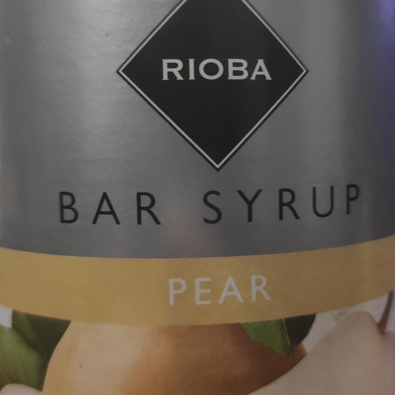 Fotografie - Bar syrup Pear Rioba