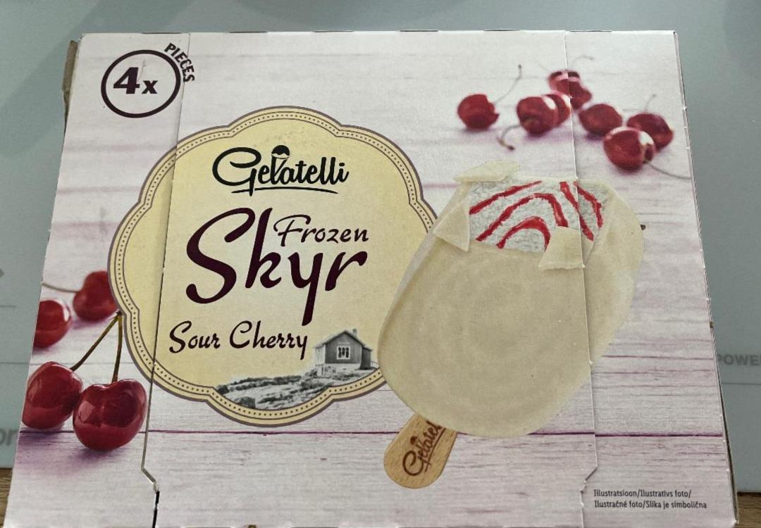 Fotografie - Frozen Skyr Sour Cherry Gelatelli