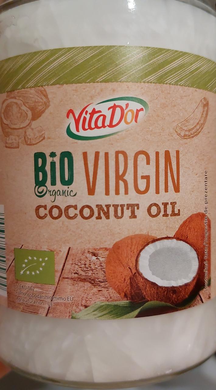 Fotografie - Virgin coconut oil Bio Organic Vita D´or