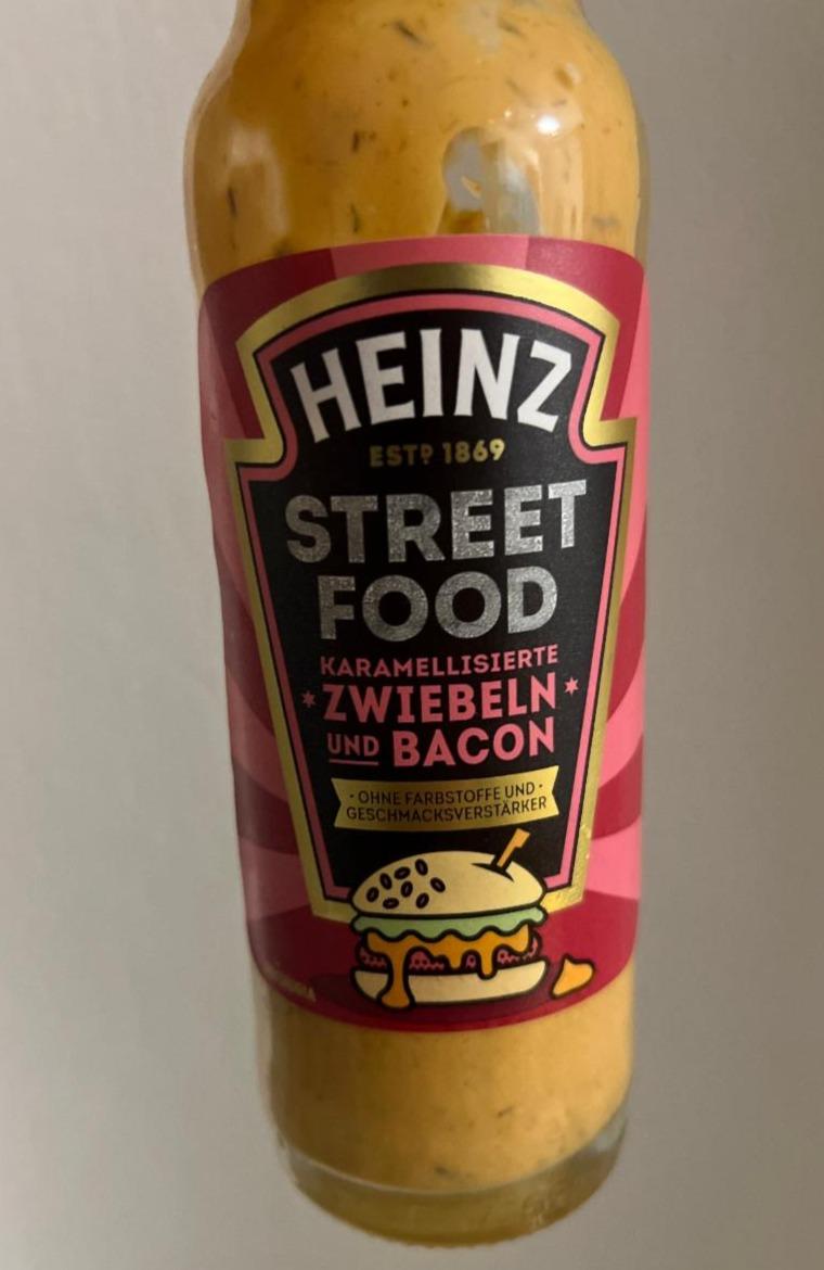 Fotografie - Karamellisierte Zwiebeln und bacon Street Food Heinz