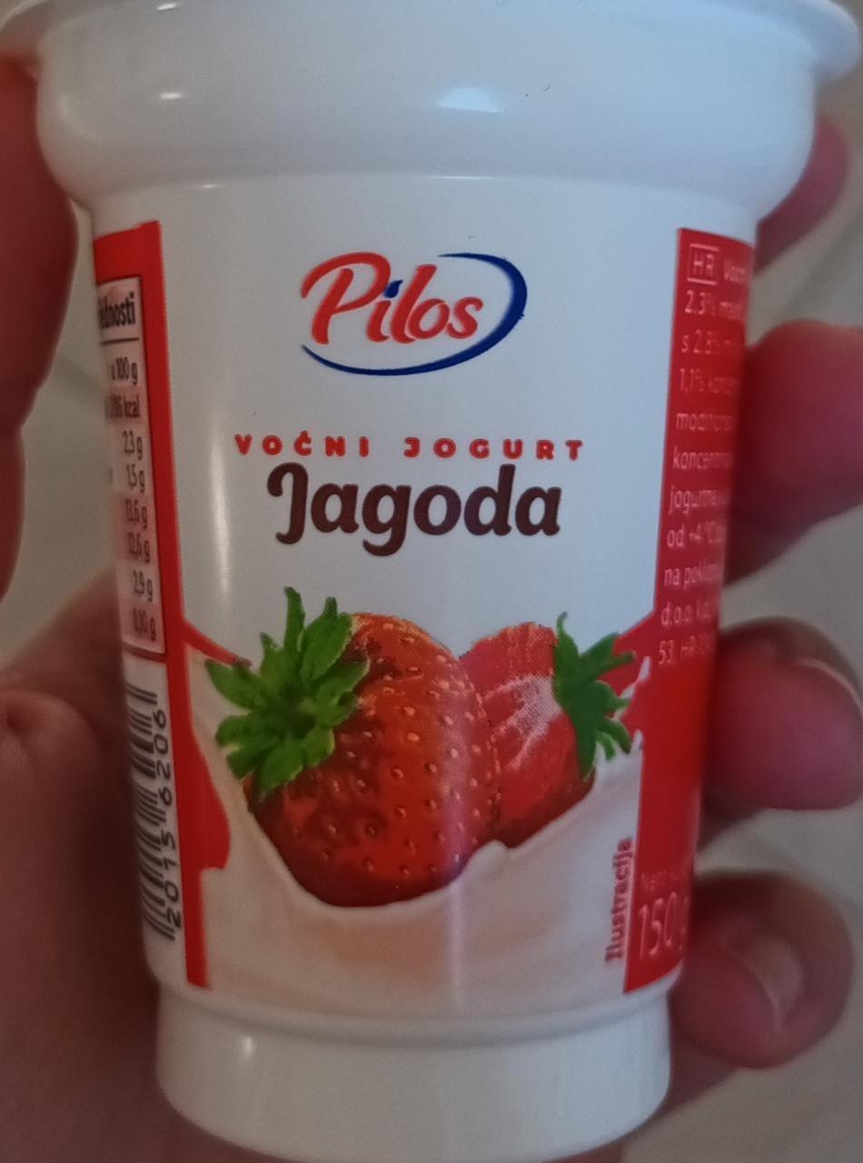 Fotografie - Ovocný jogurt jahoda Pilos