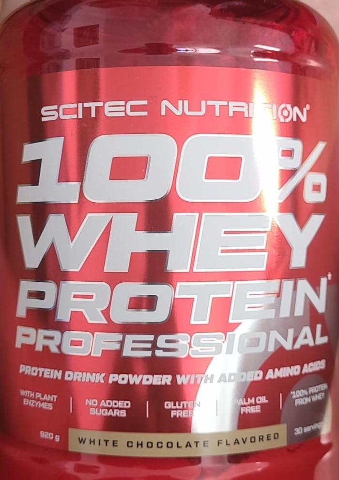 Fotografie - 100% Whey protein professional White chocolate Scitec nutrition