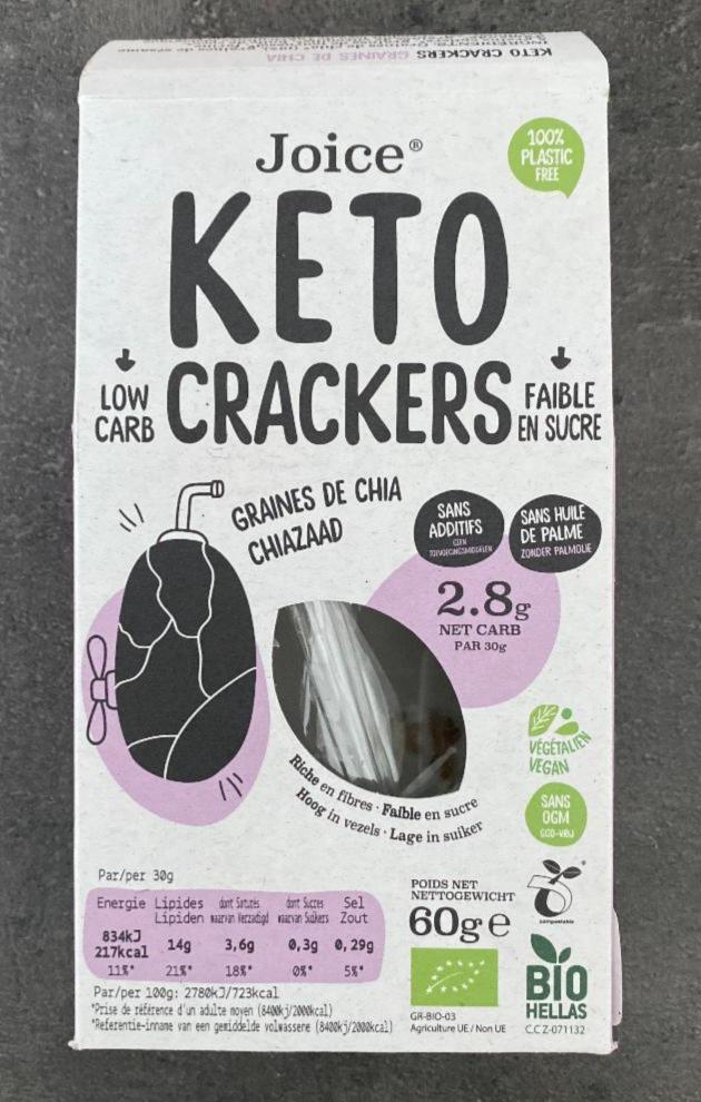 Fotografie - Keto Crackers Joice