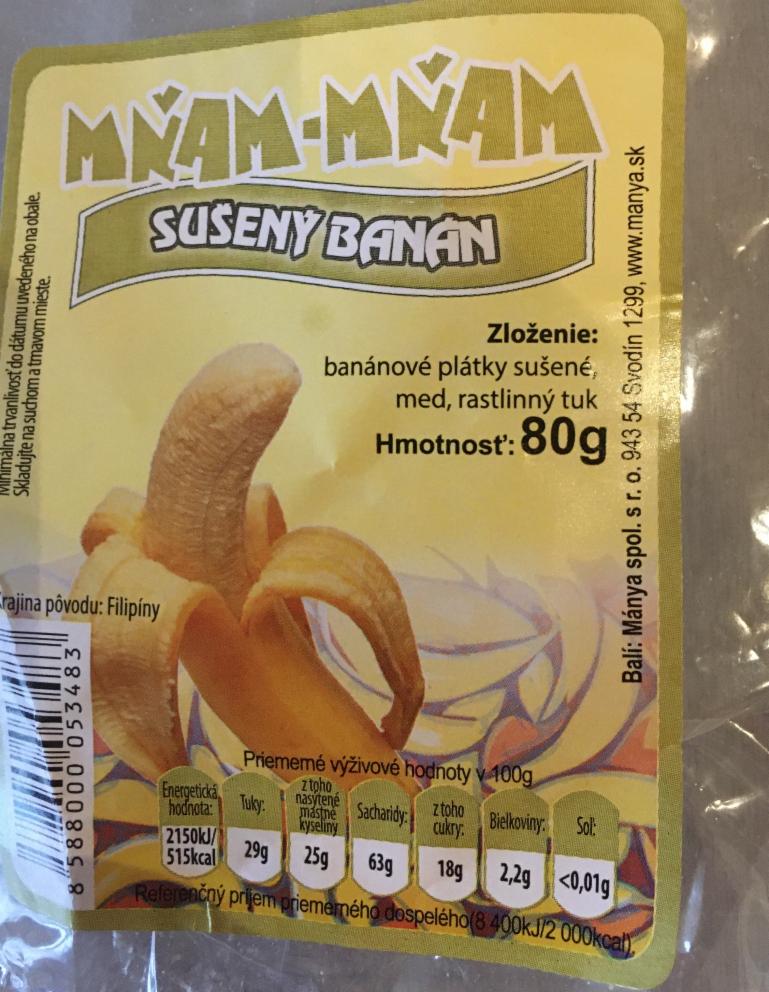 Fotografie - sušený banán mňam-mňam