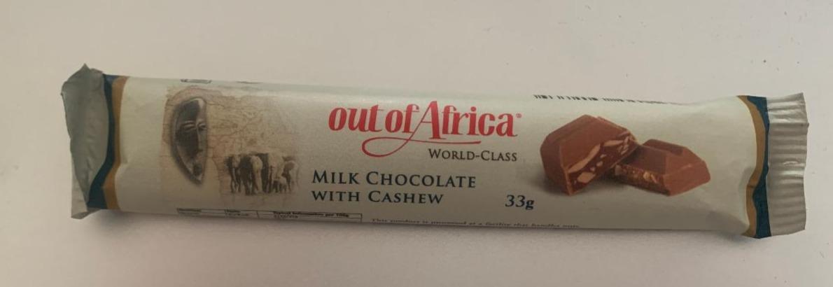 Fotografie - Milk chocholate with cashew out of Africa