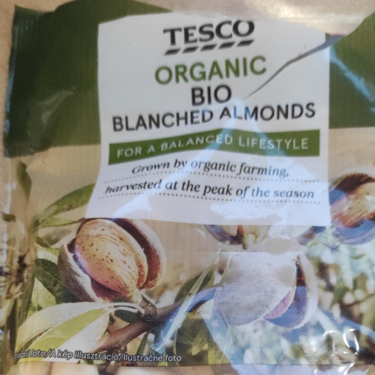 Fotografie - Organic Bio blanched almonds Tesco