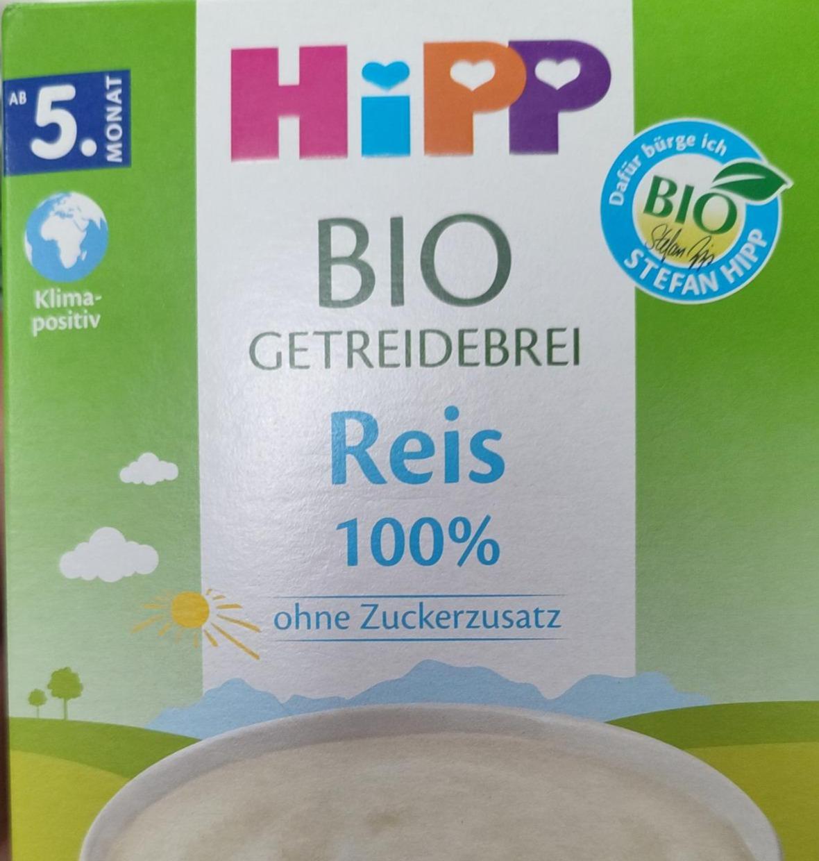 Fotografie - Bio Getreidebrei Reis 100% Hipp