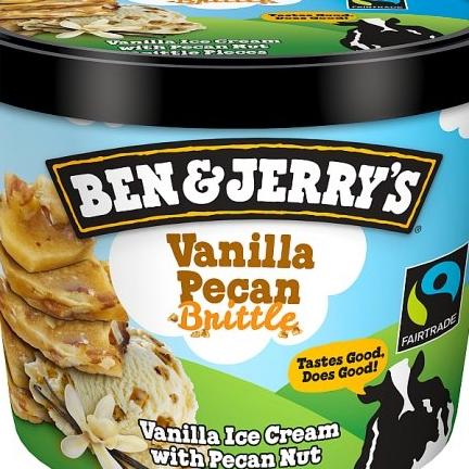 Fotografie - BEN & JERRY'S Vanilla Pecan Brittle Ice cream