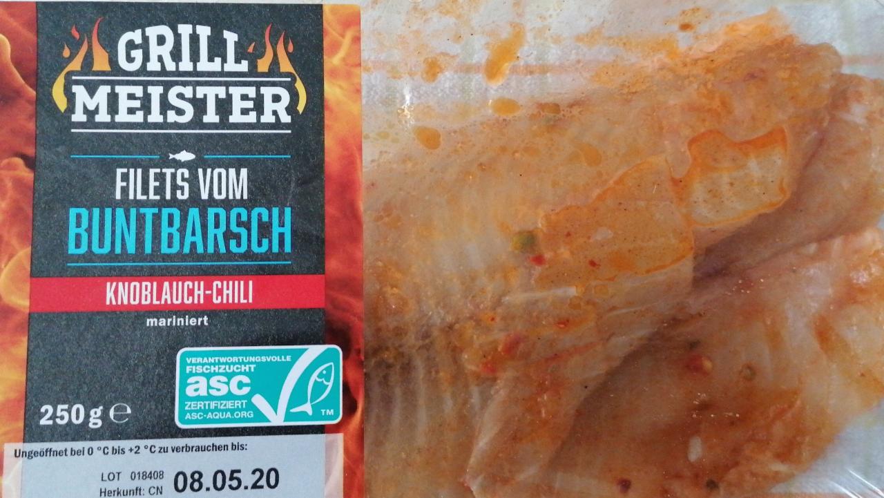 Fotografie - Filets von Buntbarsch knoblauch-chilli