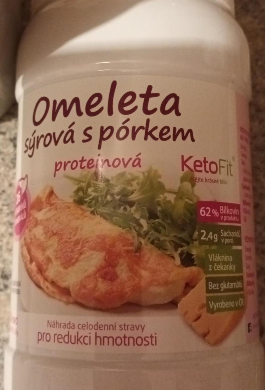 Fotografie - omeleta sýrová s porkem proteinová KetoFit