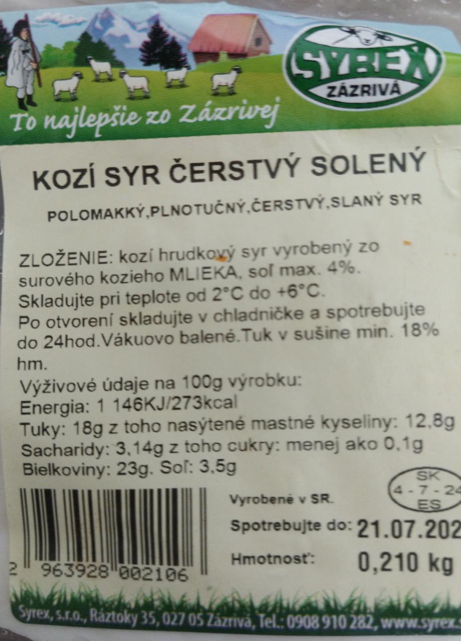 Fotografie - Kozí syr čerstvý solený