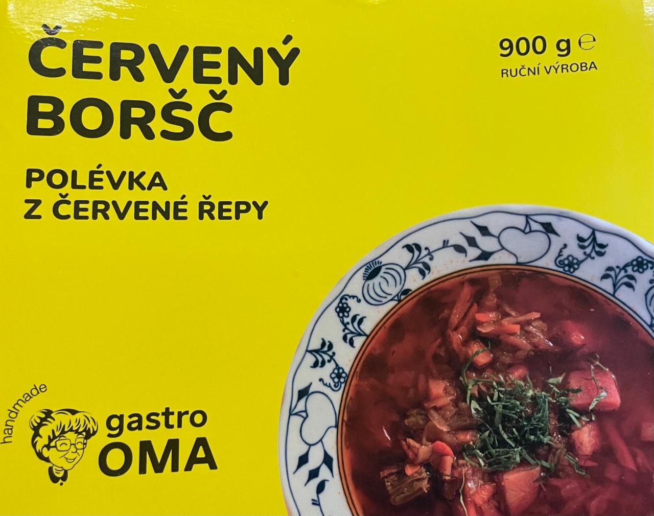 Fotografie - Červený boršč Gastro Oma