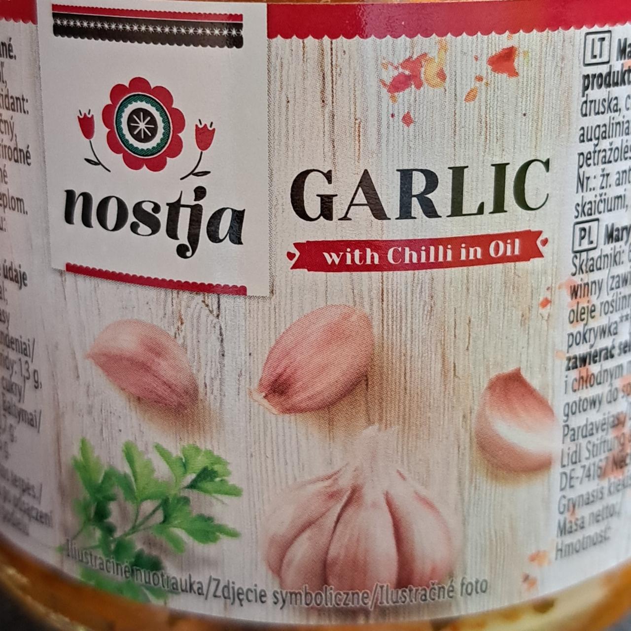 Fotografie - Garlic with Chilli in Oil Nostja